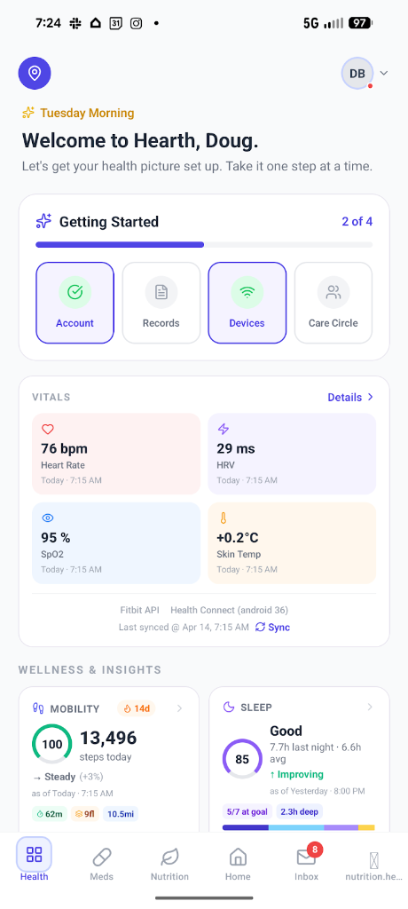 Hearth Dashboard